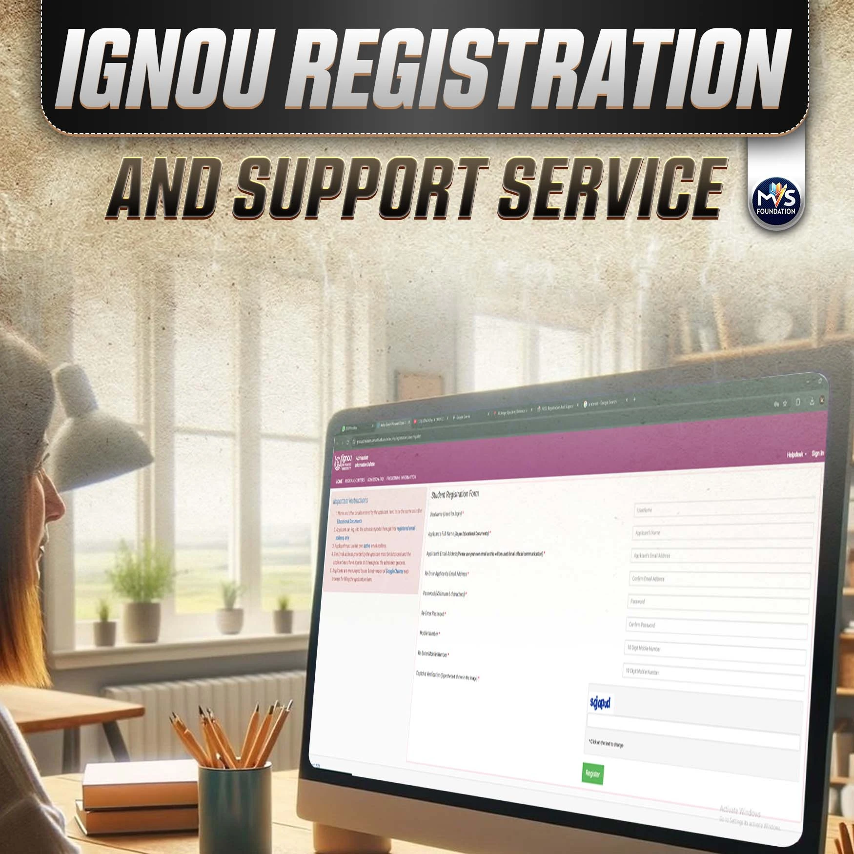 IGNOU Registration And Support Service