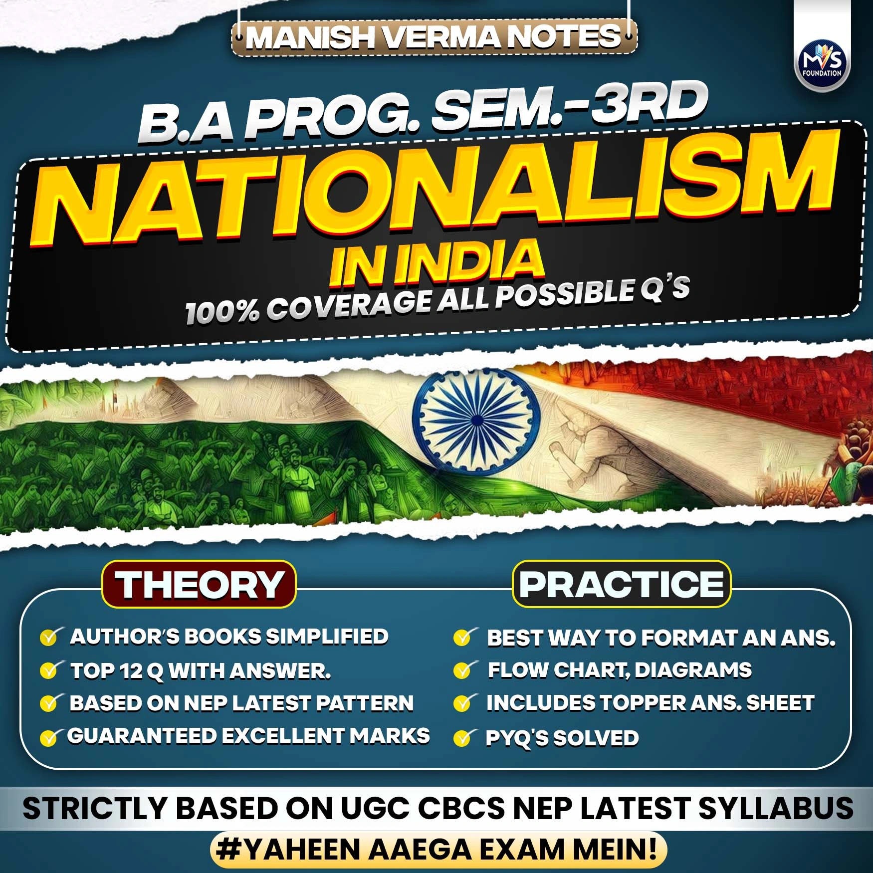 Nationalism in India Notes In Hindi Medium
