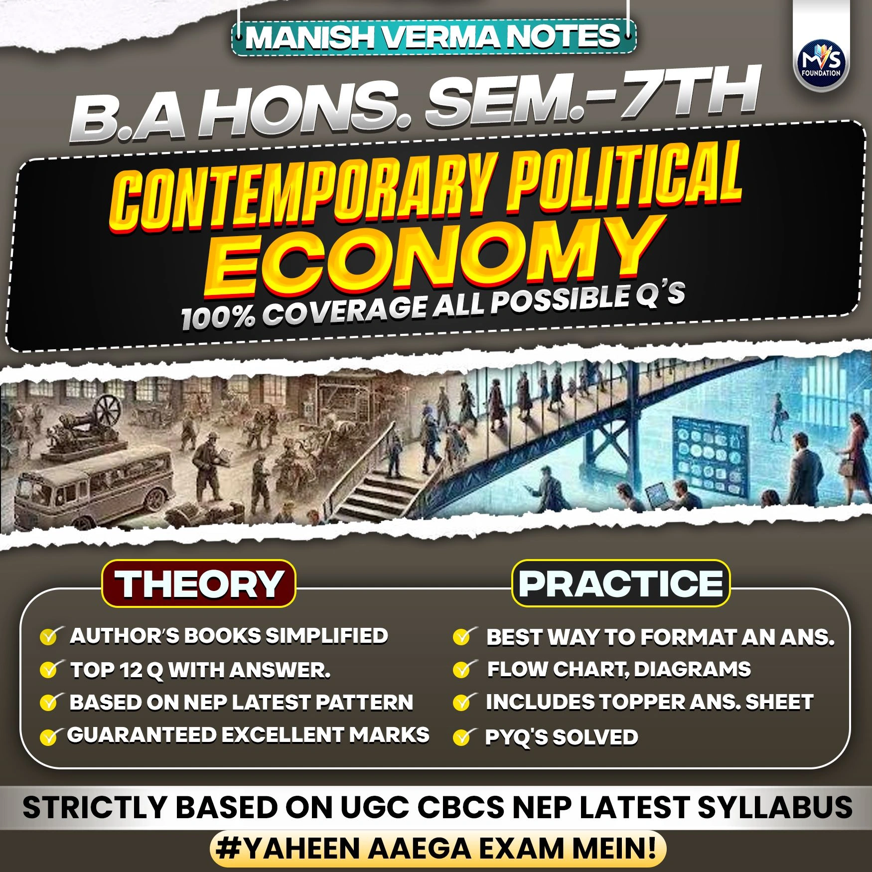 Contemporary Political Economy Notes in English Medium | B.A Hons. Semester 7