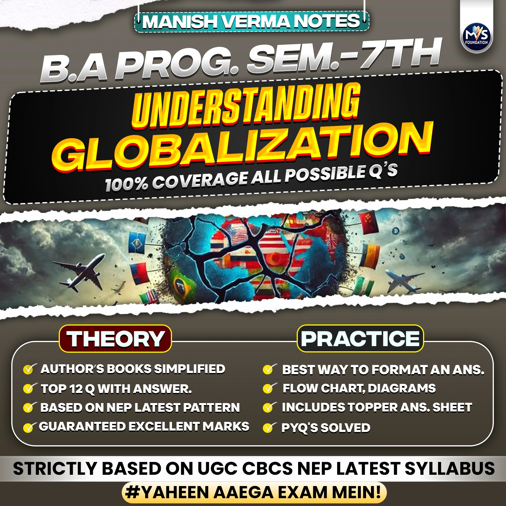 B.A. (PROG.) - Sem - 7th Understanding Globalization Notes in English Medium