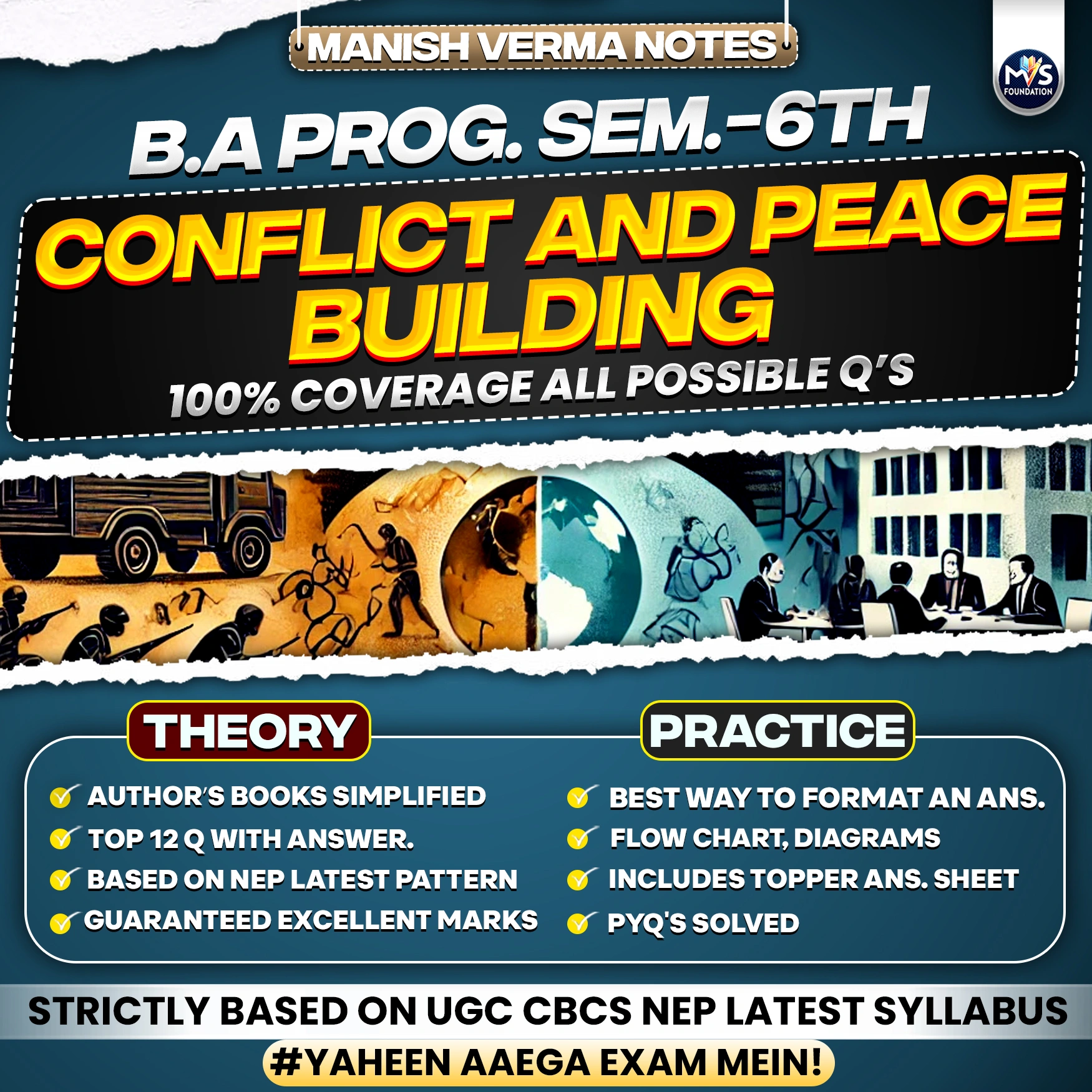 CONFLICT AND PEACE BUILDING Notes In Hindi Medium