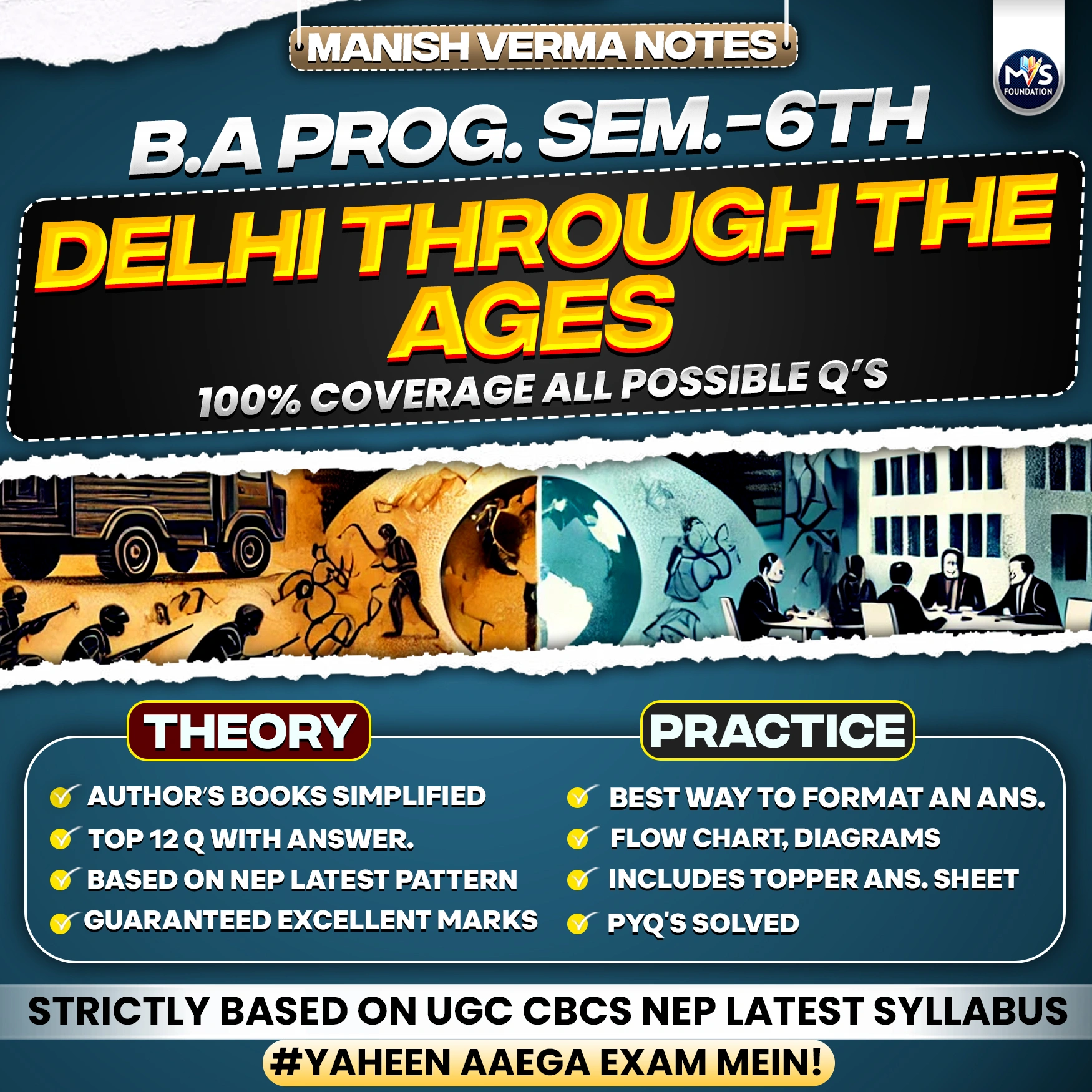 DELHI THROUGH THE AGES Notes in English Medium