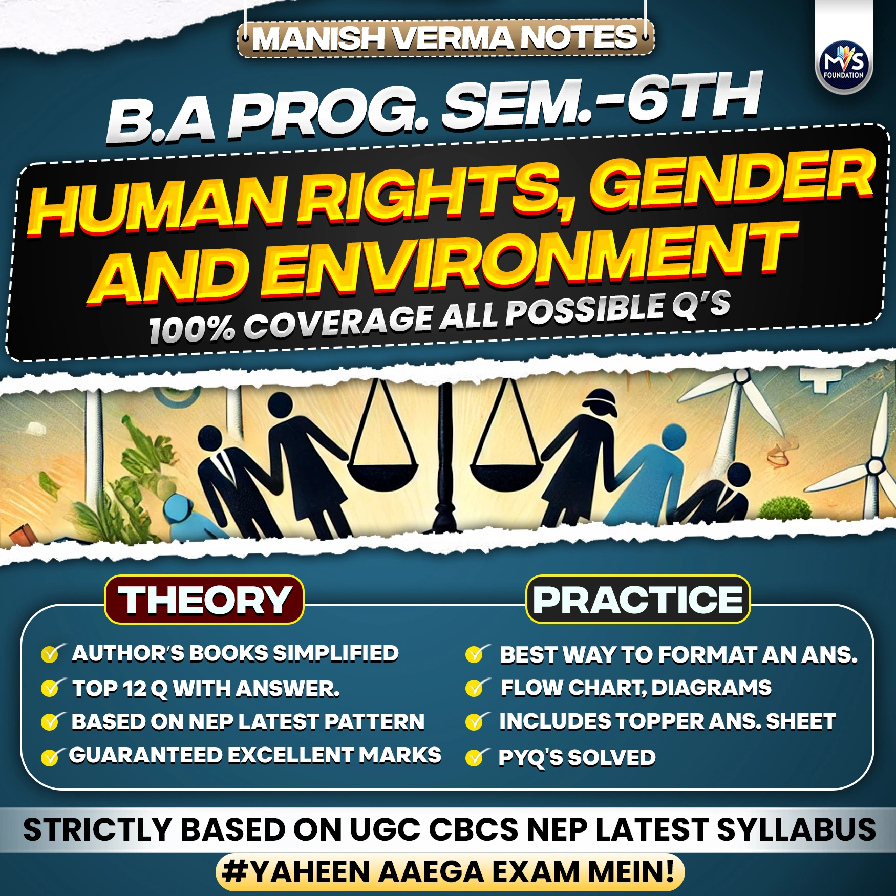 HUMAN GENDER AND ENVIRONMENT Notes in English Medium