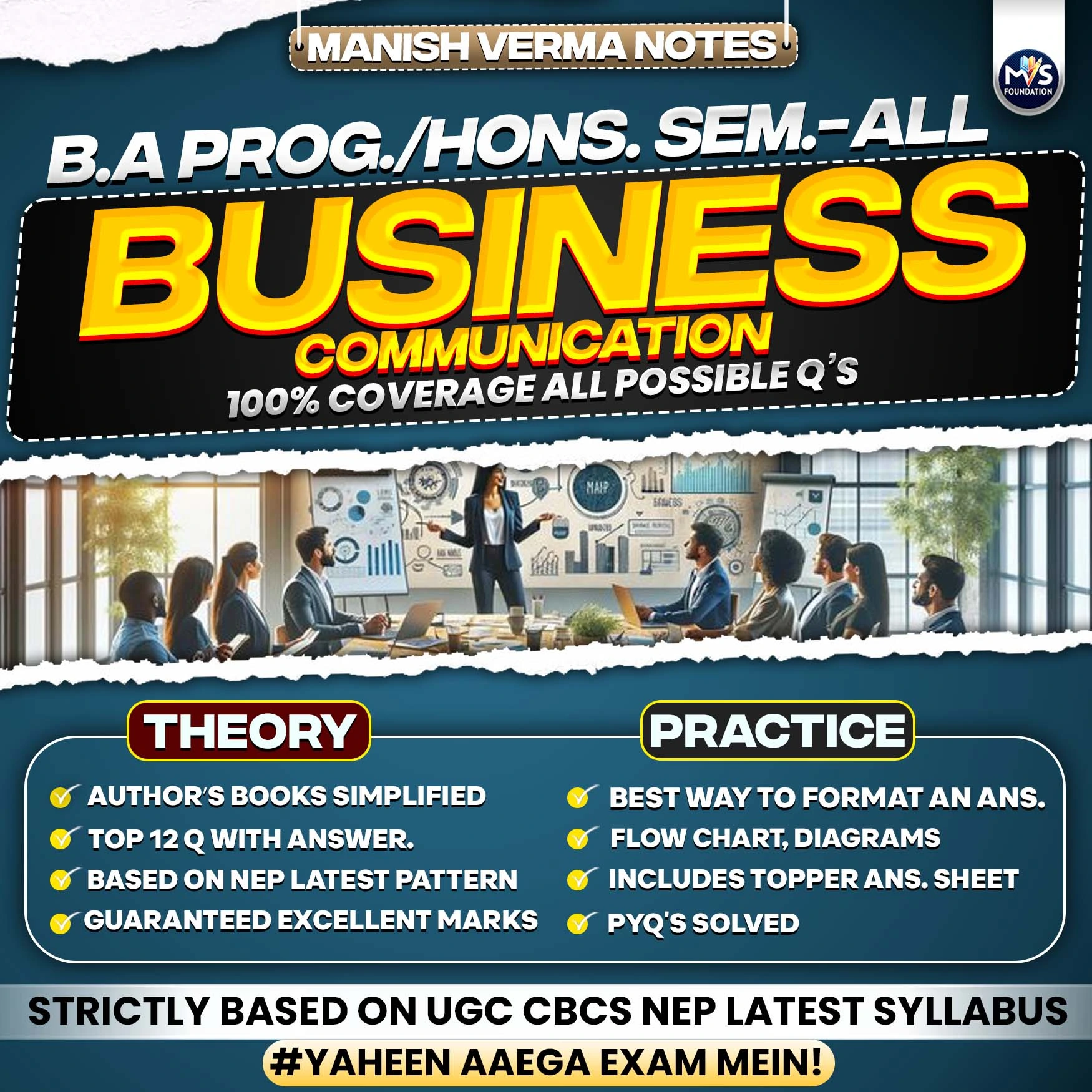 DU SOL B.A Prog./Hons All Semester | Business Communication Notes in English