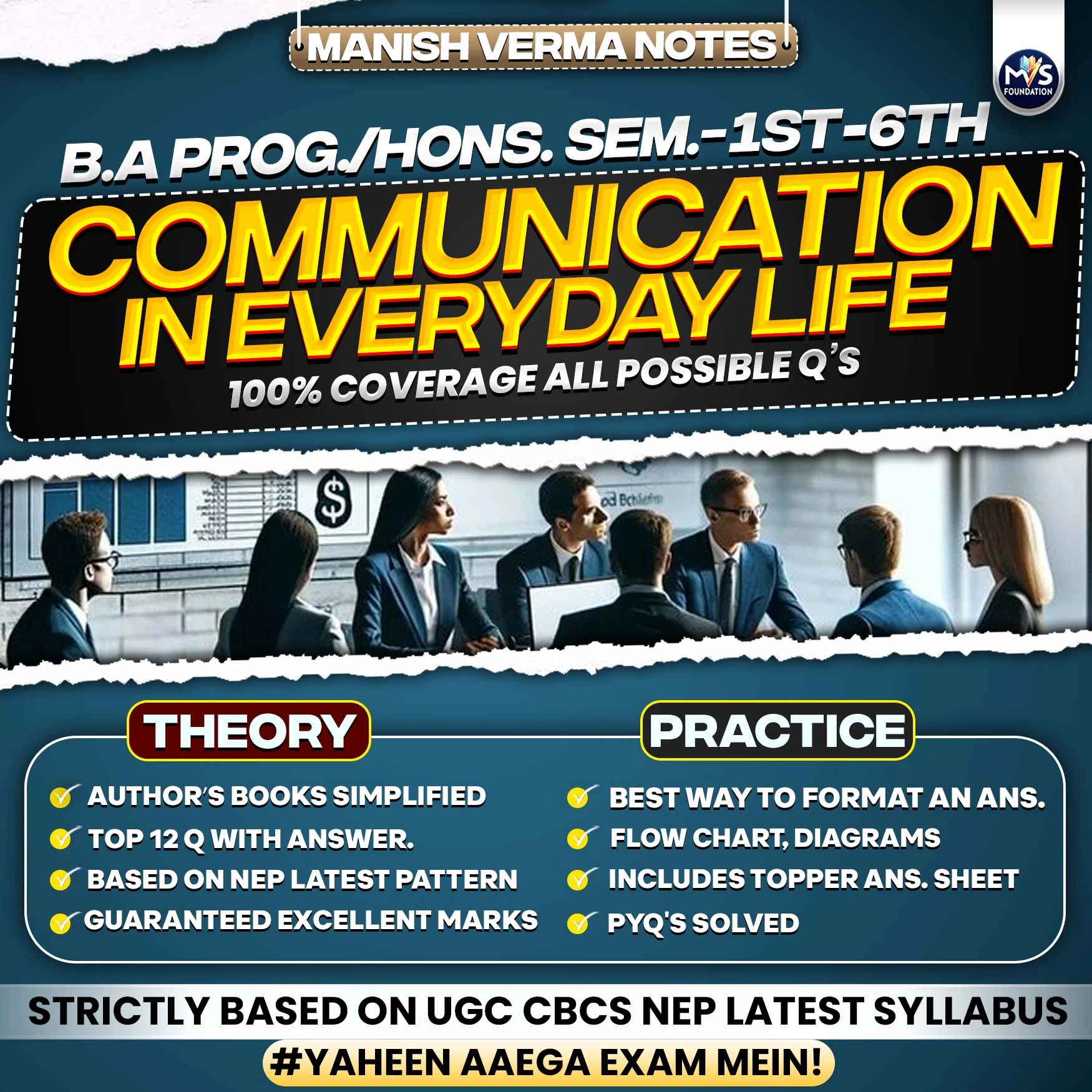 DU SOL B.A Prog./Hons. Semester 1st - 6th | Communication In Everyday Life Notes