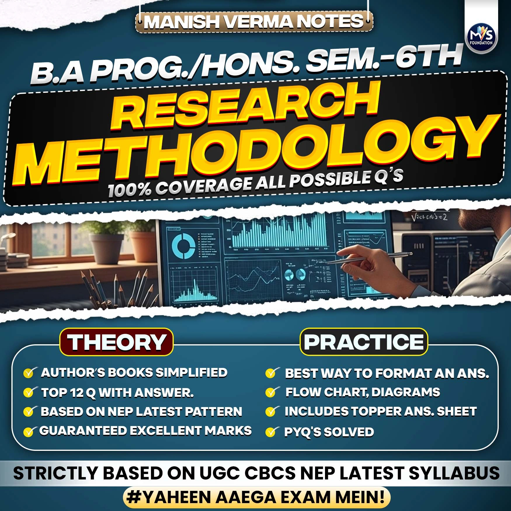 English: Research Methodology | B.A. Prog./Hons. Sem. 6th English Medium