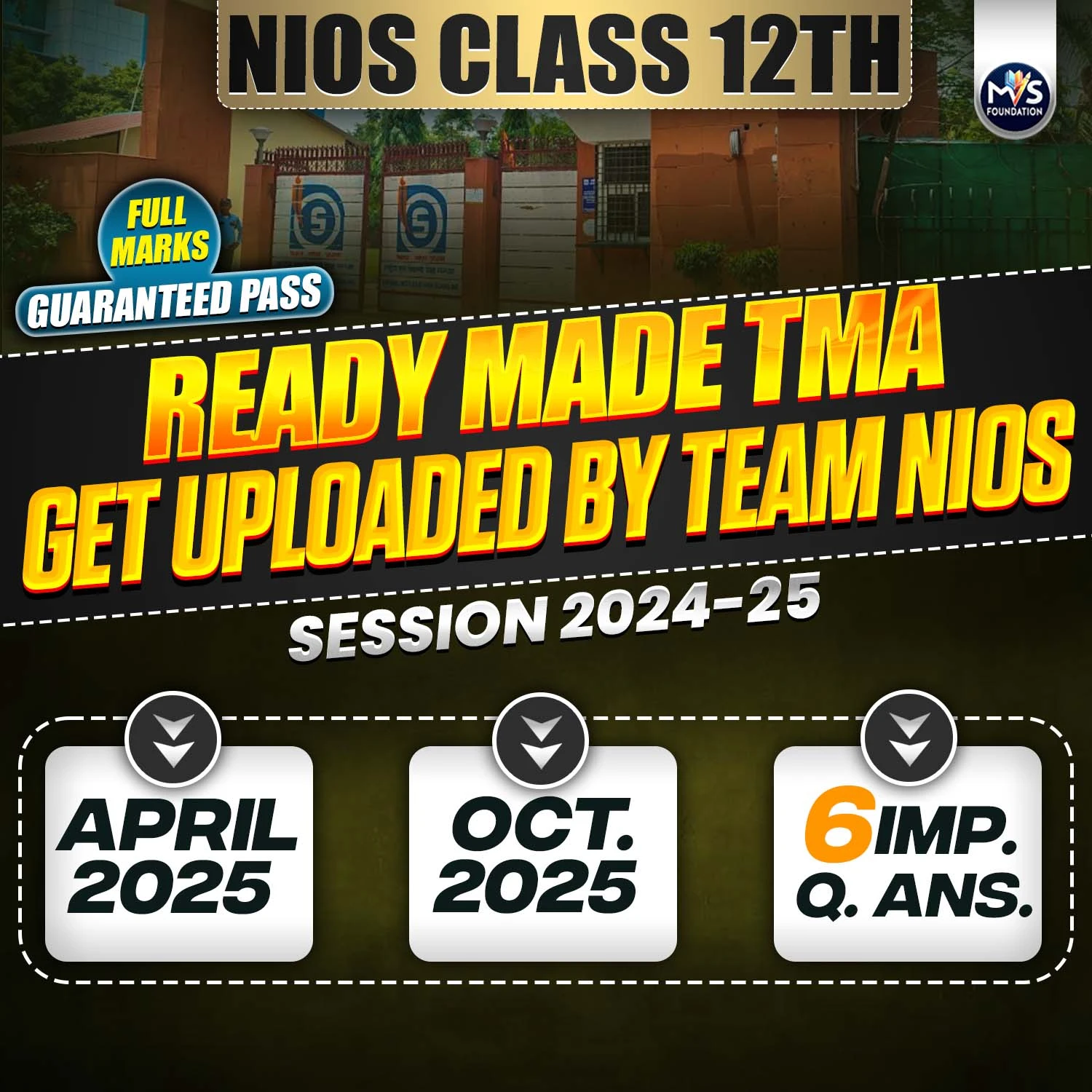 Nios Class 12th Ready Made TMA & Get Uploaded by team Nios (All Subjects) 2024 - 25