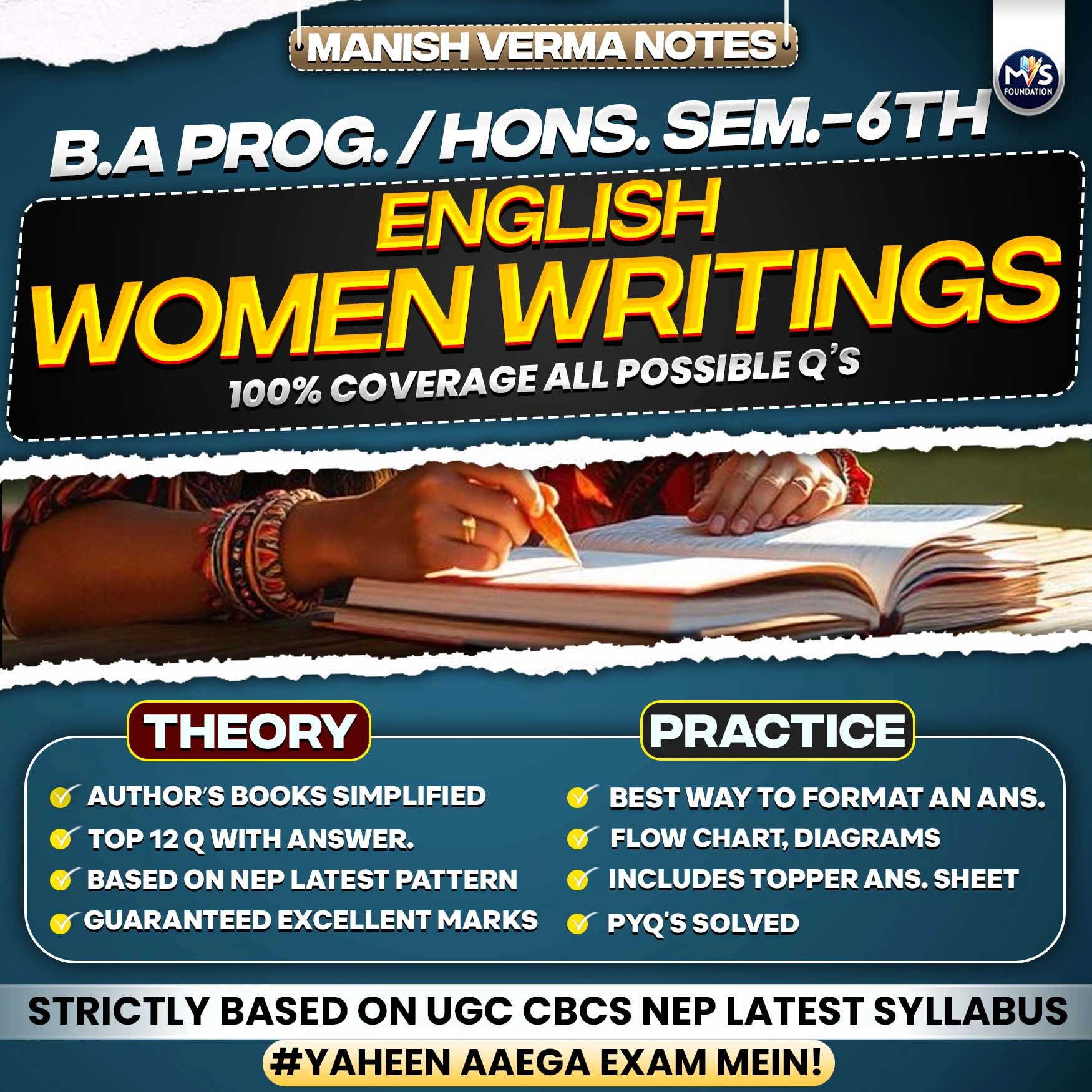 B.A. (PROG./ HONS.) Semester 6th English: Women Writings Notes.
