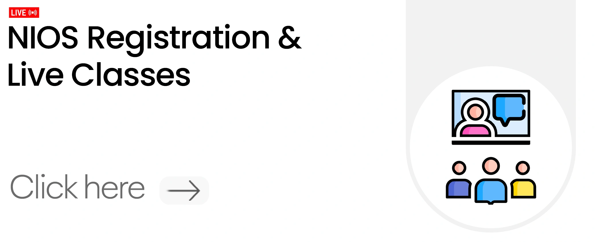 NIOS Registration & Live Classes