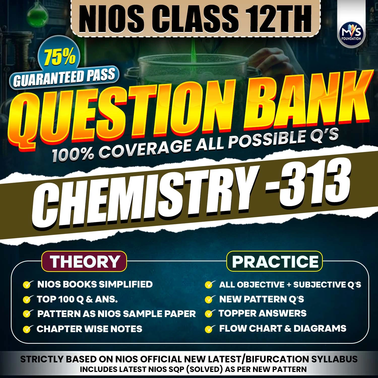 NIOS Class 12th Chemistry 313 Question Bank in Hindi Medium