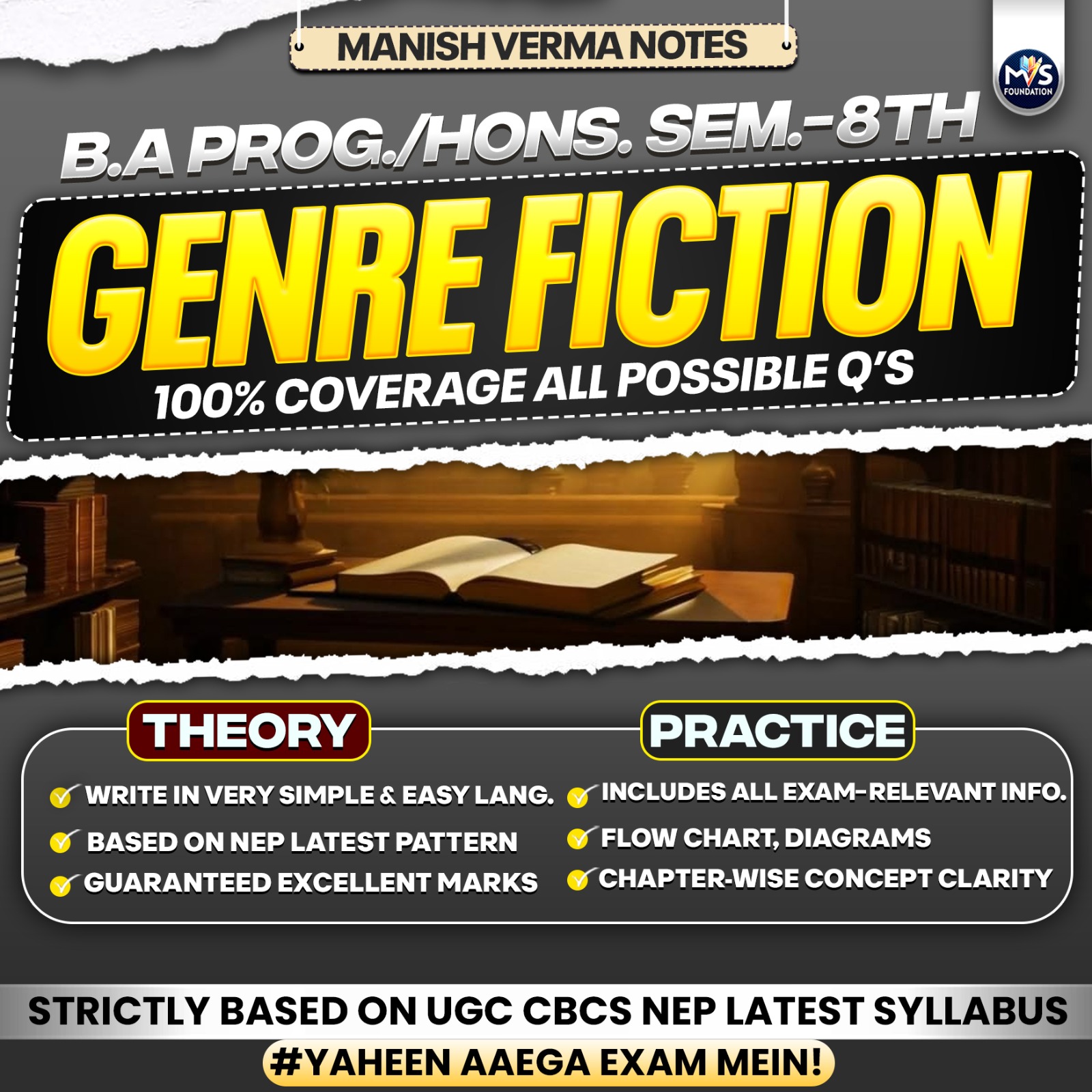 B.A Prog./HONS. Semester 8th GENRE FICTION Notes