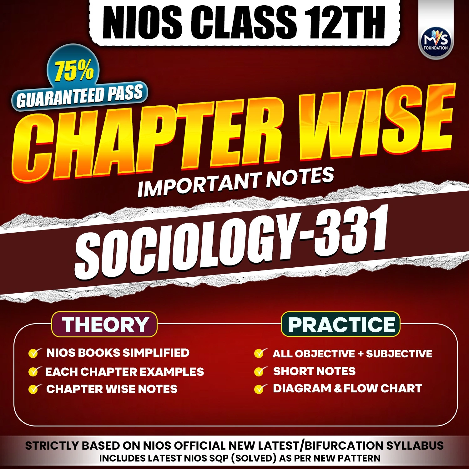 NIOS Class 12th Sociology (331) Chapter wise Notes in English Medium