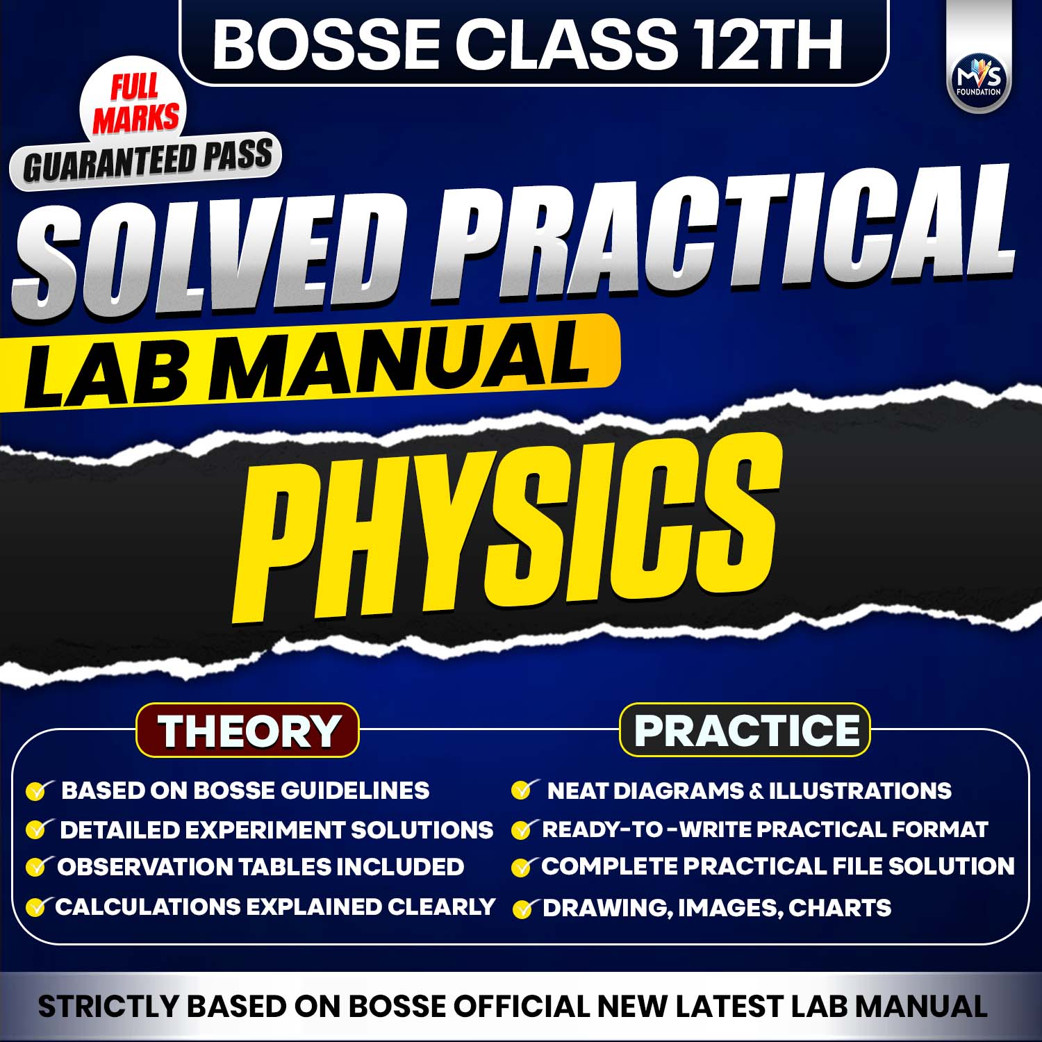BOSSE Class 12th Physics Practical Solution (Hindi Medium)