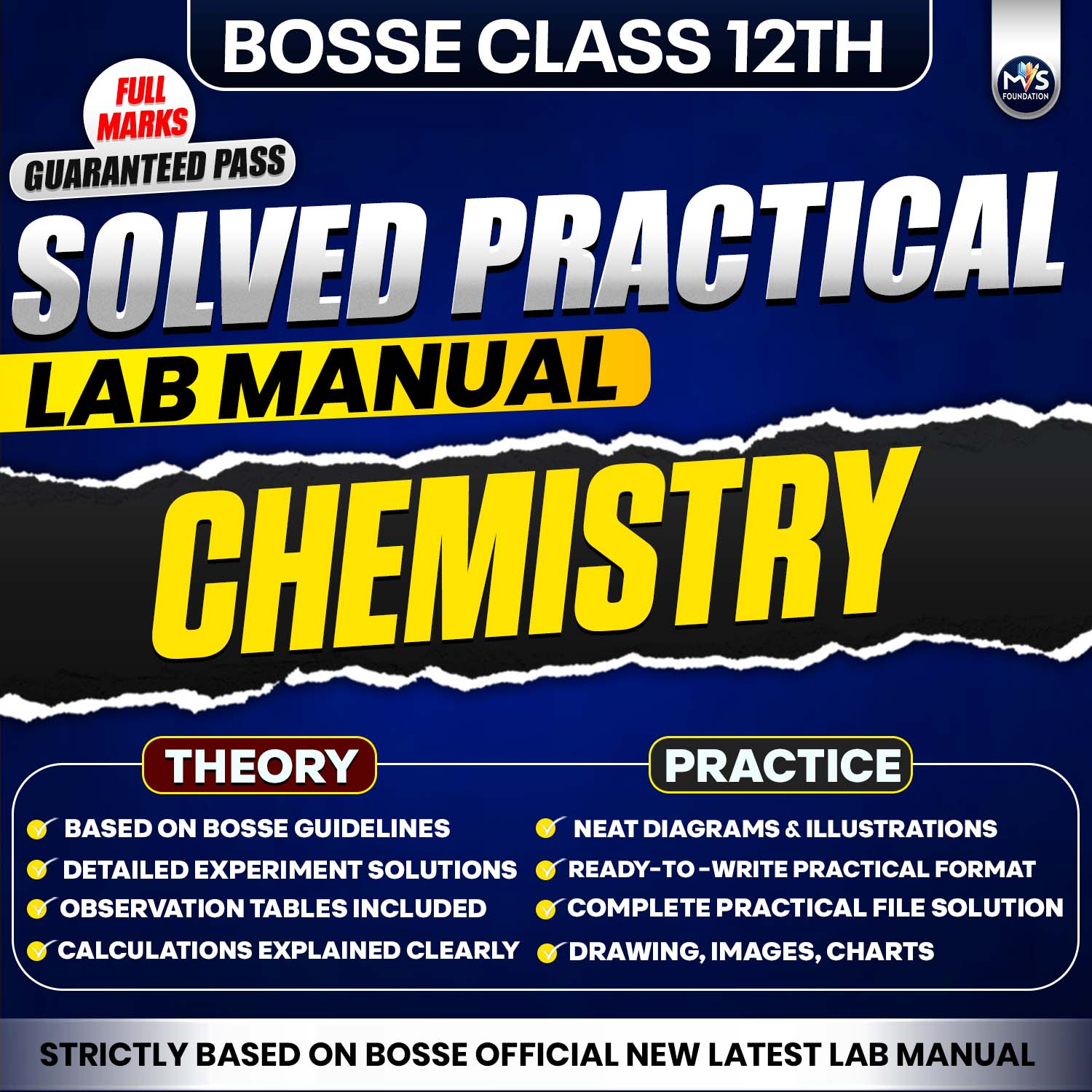 BOSSE Class 12th Chemistry Practical Solution (Hindi Medium)