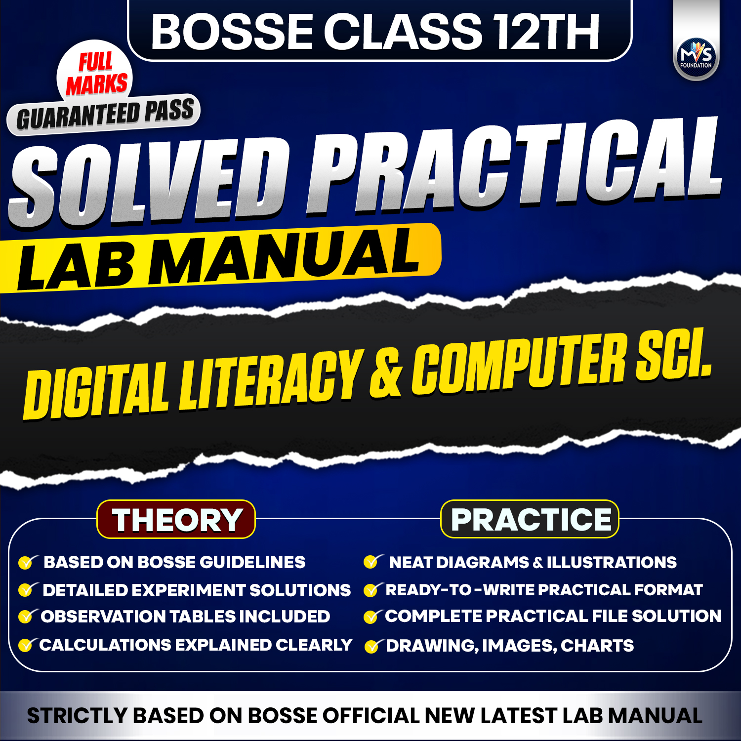 BOSSE Class 12th Digital Literacy & Computer Science Practical Solution (English Medium)