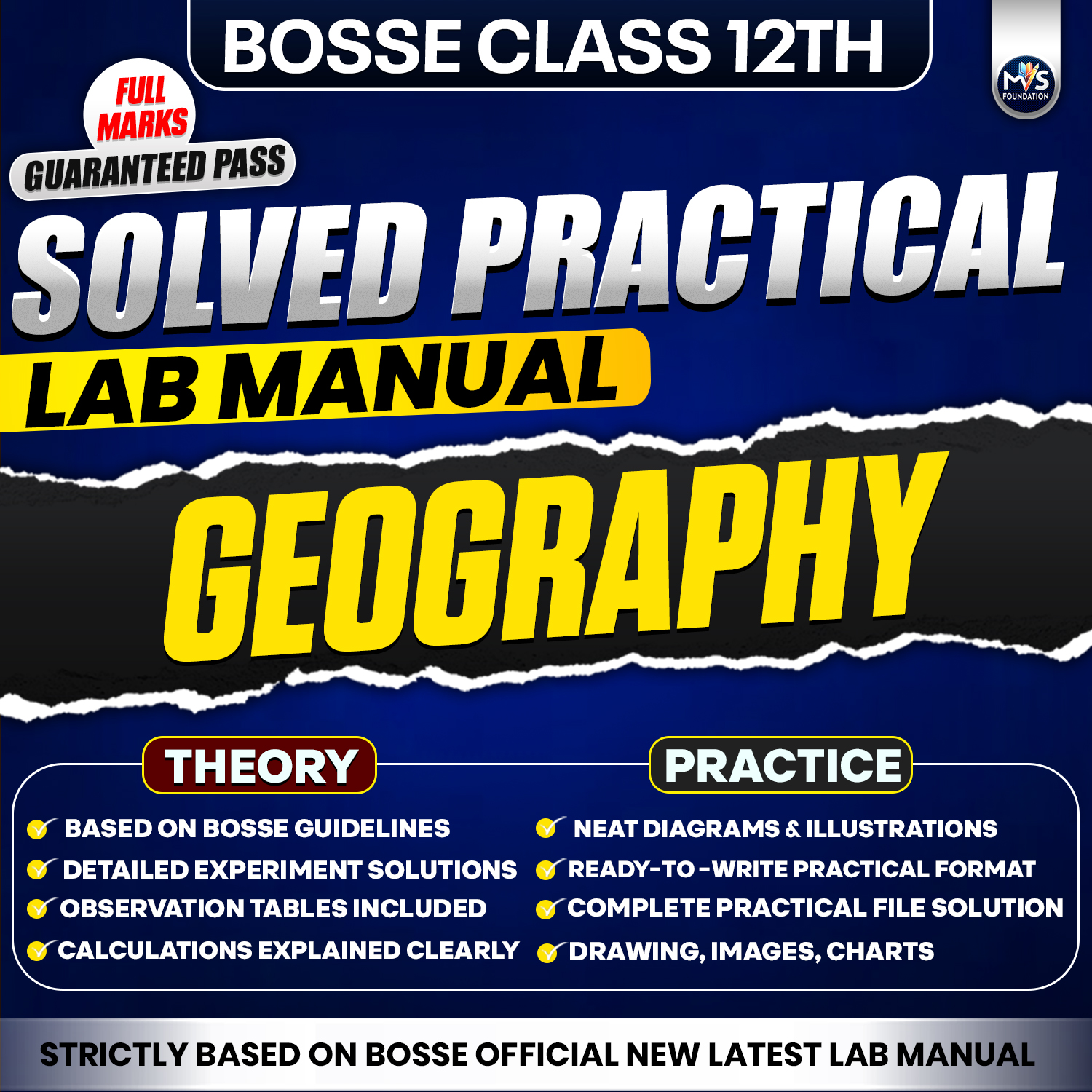 BOSSE Class 12th Geography Practical Solution (English Medium)