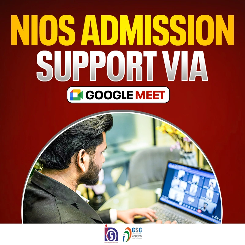 NIOS Admission Support via Google Meet