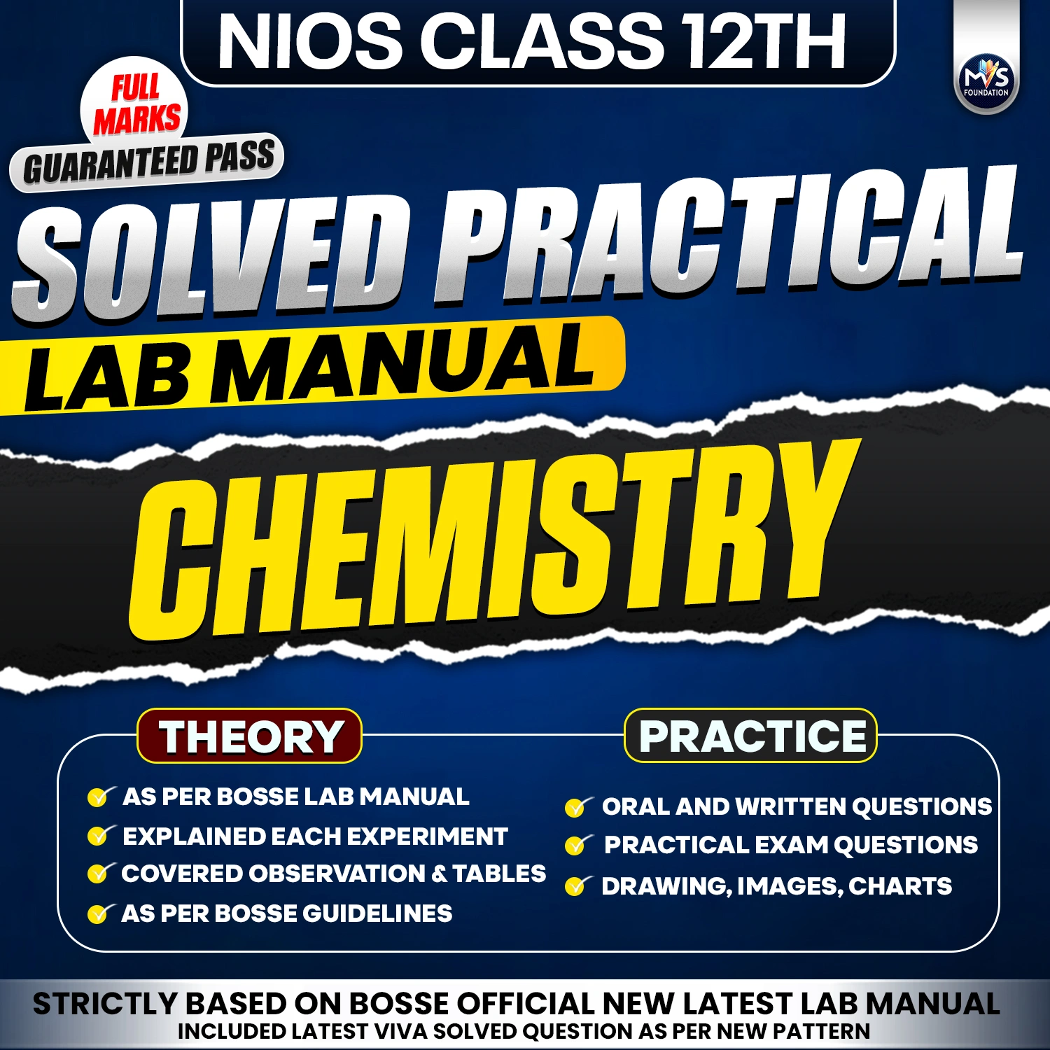 BOSSE Class 12th Chemistry Practical Solution (Hindi Medium)