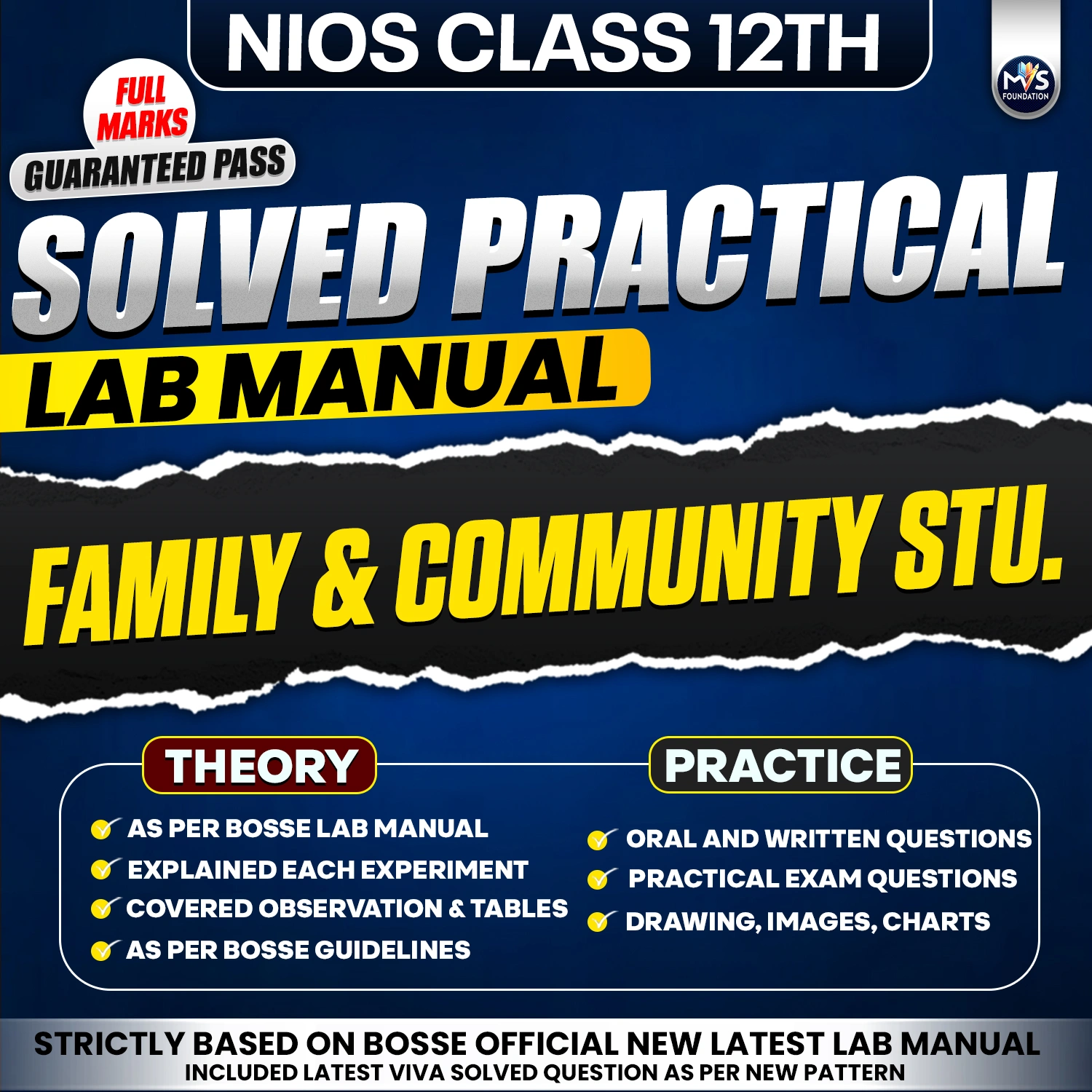 BOSSE Class 12th Family & Community Studies Practical Solution (English Medium)