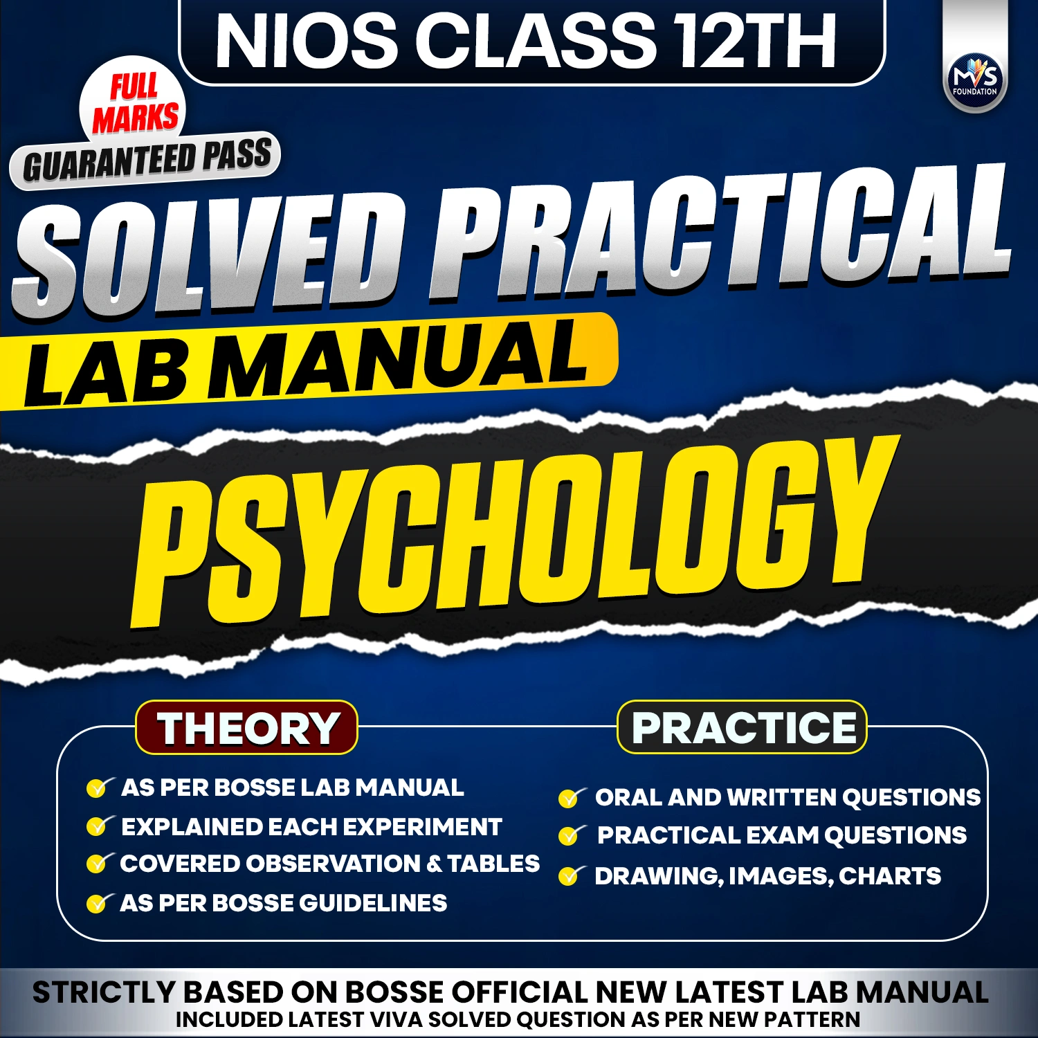 BOSSE Class 12th Psychology Practical Solution (English Medium)