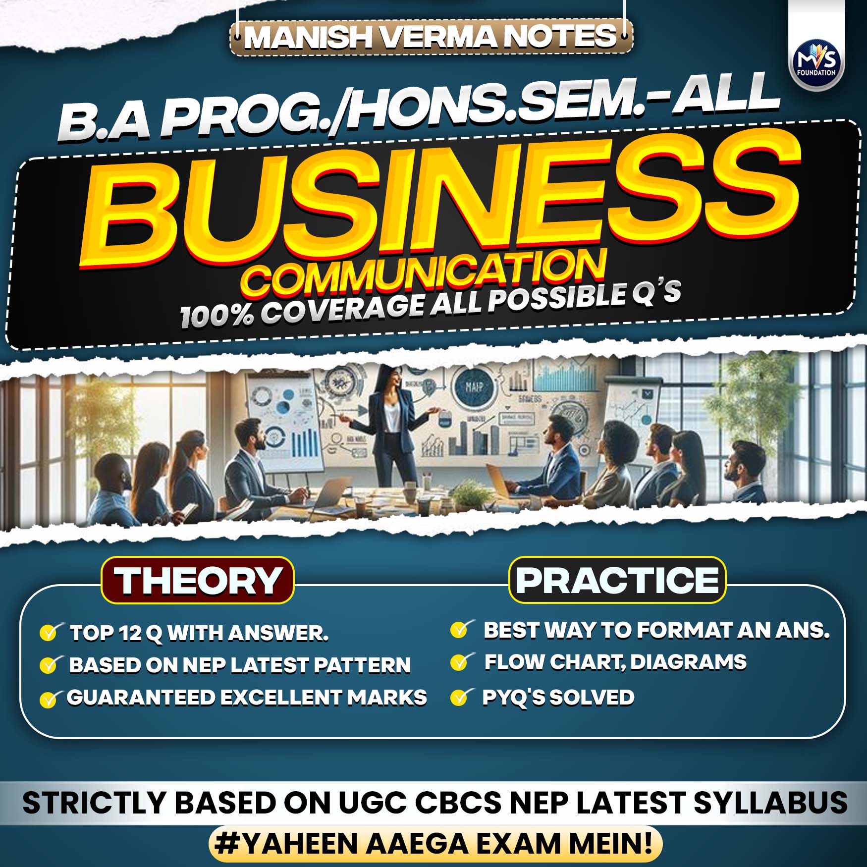 DU SOL B.A Prog./Hons All Semester | Business Communication Notes in English