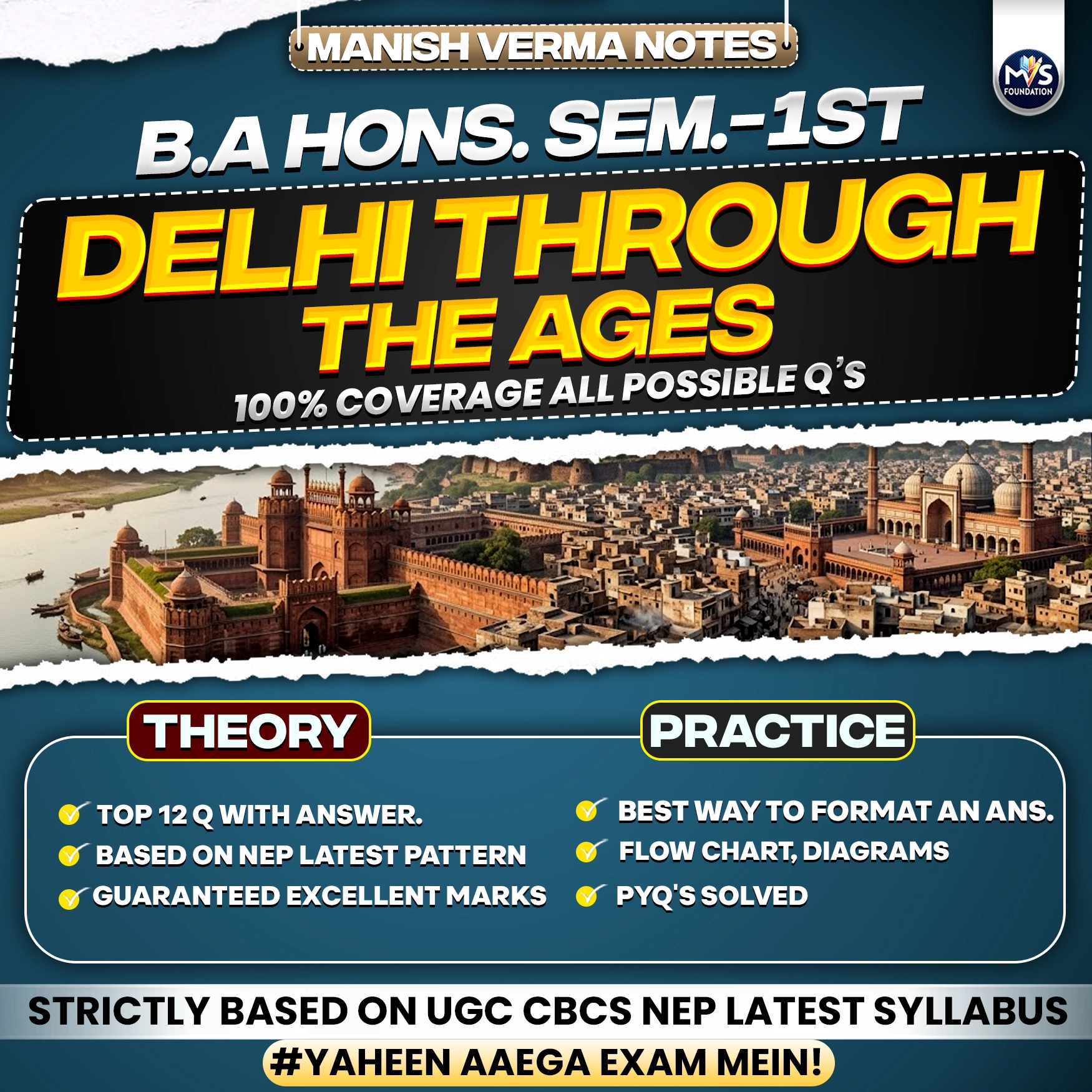 Delhi through the Ages: The Making of its Early Modern History Notes In English Medium