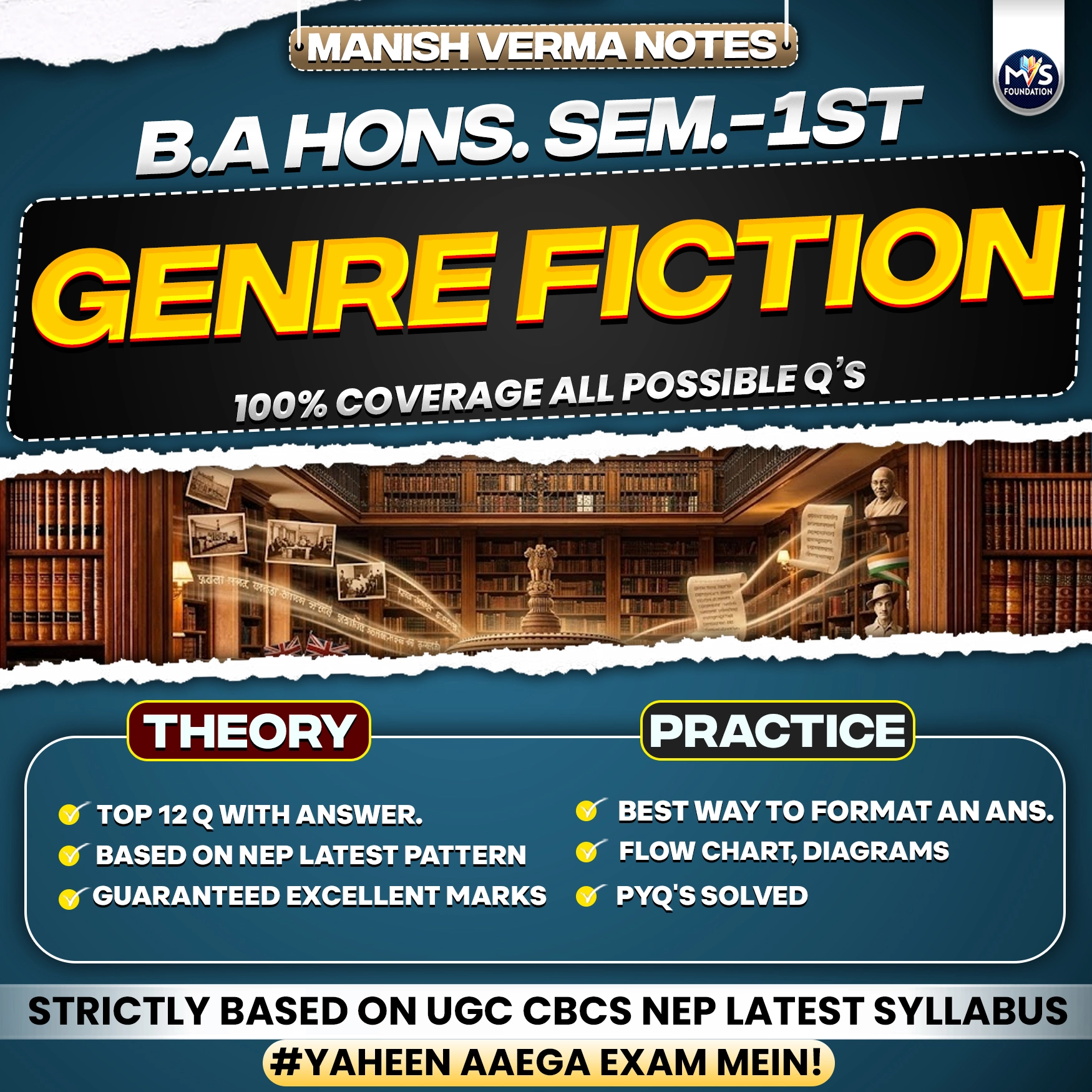 B.A HONS. Semester 1st GENRE FICTION Notes