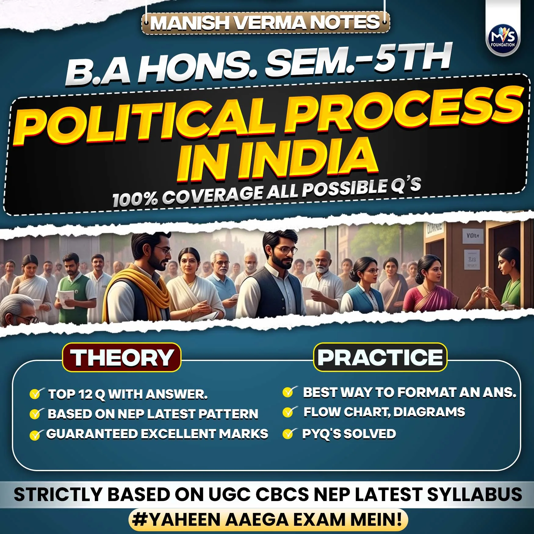 Political Process in India Notes In English Medium