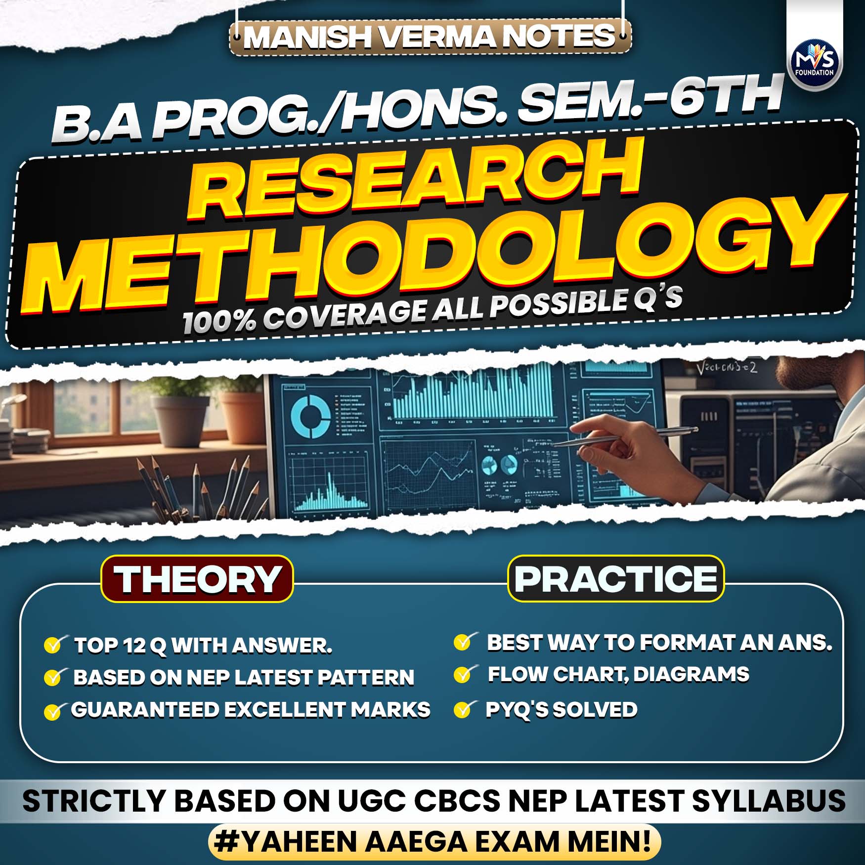 English: Research Methodology | B.A. Prog./Hons. Sem. 6th English Medium