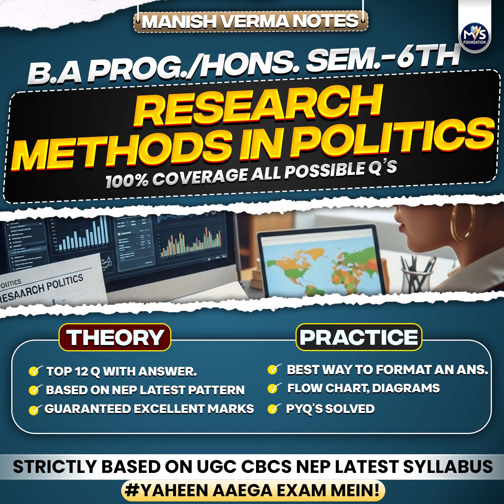 Political Science: Research Methods in Politics | B.A. Prog./Hons. Sem. 6th English Medium
