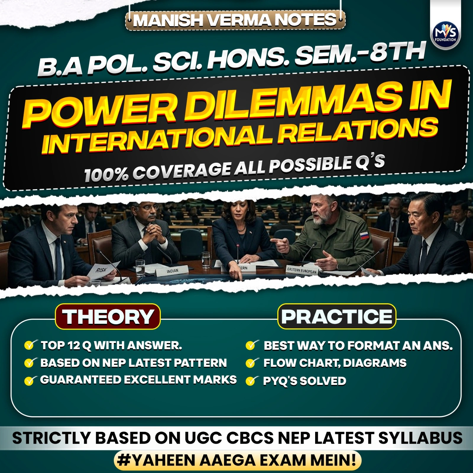 Power Dilemmas in International Relations in English Medium