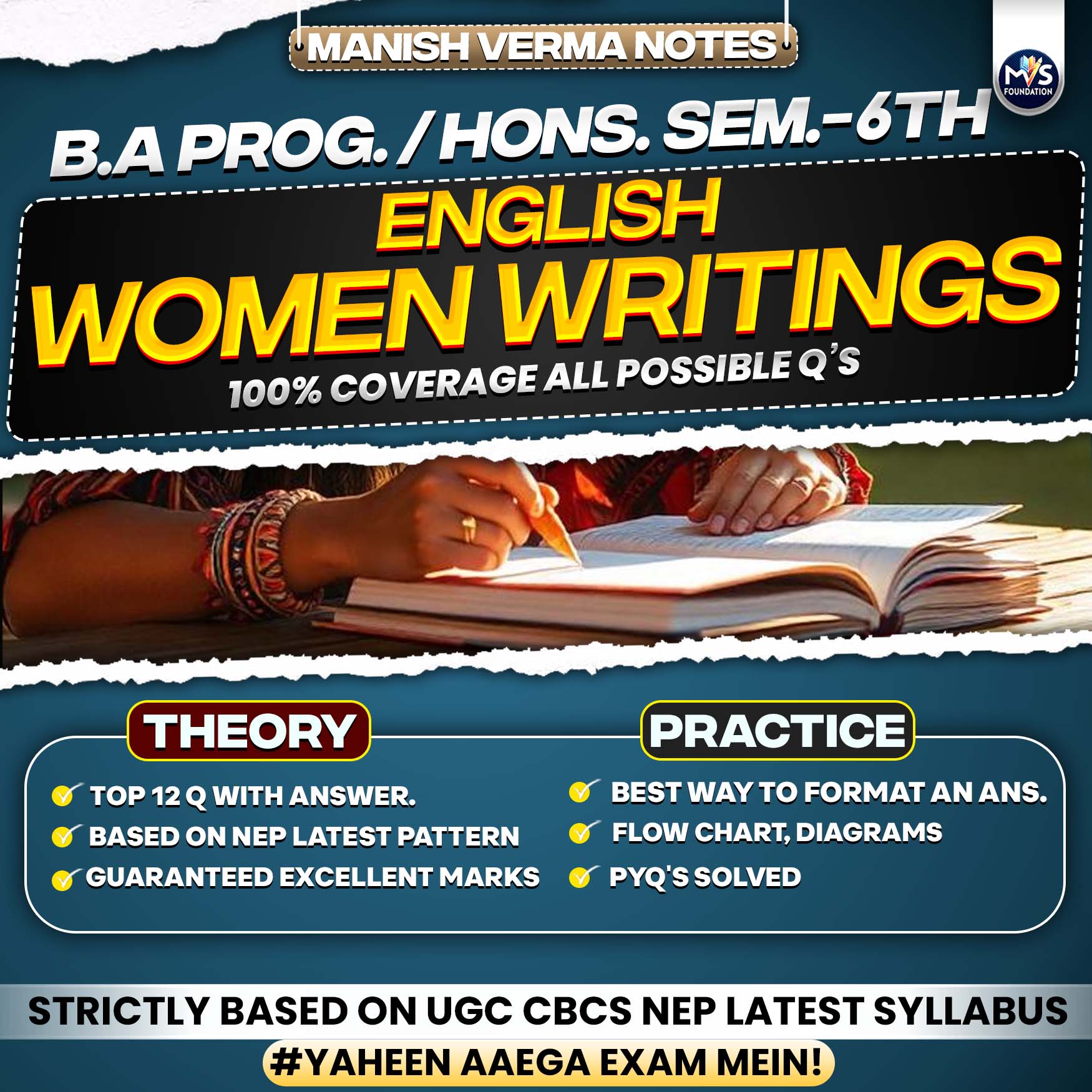 B.A. (PROG./ HONS.) Semester 6th English: Women Writings Notes.